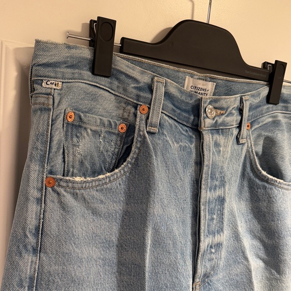 Citizens Of Humanity (Ayla) Light Blue Relaxed Jeans - Picture 2 of 6